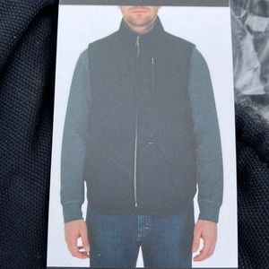 Sleeveless canvas vest